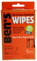 Ben's 30 Wipes 12/box