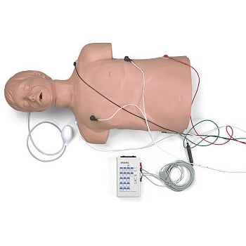 Defibrillation/CPR Training Manikin with Carry Bag