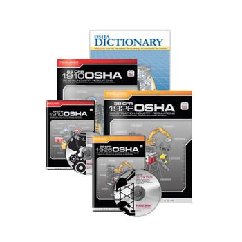 OSHA Compliane Kit - GI/Const Books and CD's & Dictionary