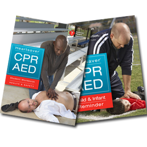 Heartsaver CPR AED Student Workbook (English or Spanish)