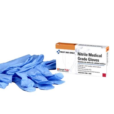 Gloves (Nitrile, Latex Free, Medical Grade) - 4 per Single Unit