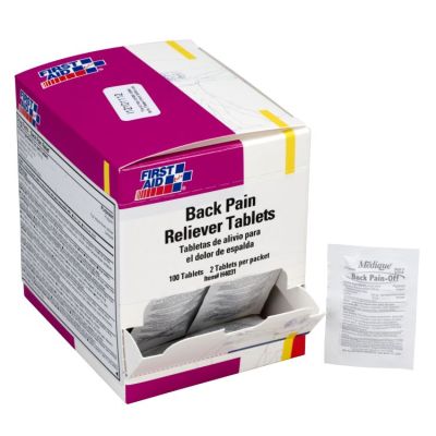 Back Pain Reliever Tablets - 100 Tablets per Dispenser Box