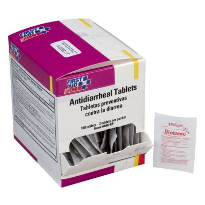 Anti-Diarrhea Tablets - 100 Tablets per Dispenser Box