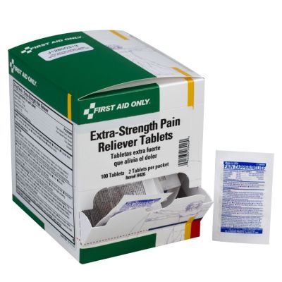 Extra Strength Pain Reliever - 100 Tablets per Dispenser Box