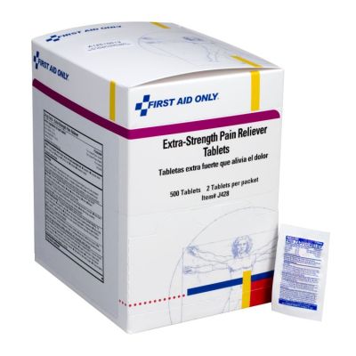 Extra Strength Pain Reliever - 500 Tablets per Dispenser Box