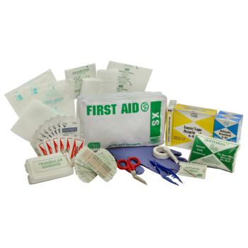 ANSI XS Deluxe - 10-Piece (10 Person) Kit (White Nylon Bag)