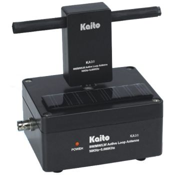 Solar/Battery Powered Professional Shortwave and FM Active Loop