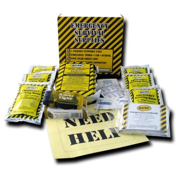 Basic 3 Day Kit with Flashlight and First Aid