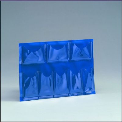 Inside Door Pocket Liner (Vinyl, for 2 Shelf Cabinet, 8 Clear Po