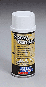 Spray on bandage