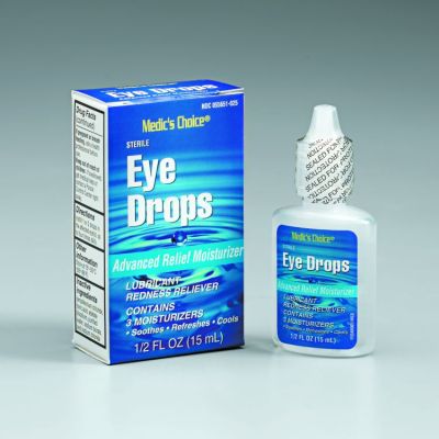 Industrial Eye Drops (1/2 oz Plastic Bottle, Redness Reliever Lu
