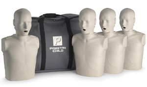 Prestan Professional Child CPR-AED Training Manikin 4-Pack (with