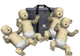 Prestan Professional Infant 4-Pack  CPR-AED Training Manikins -