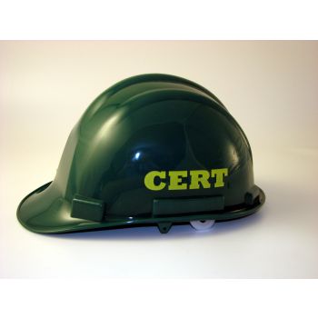 CERT Logo Hard Hat with Chin Strap